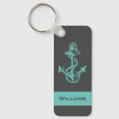 おもしろいの素朴な航海の、名前のいかり |キーチェーン キーホルダー (正面)