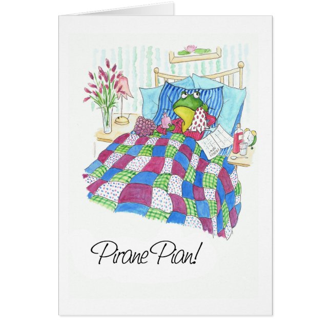 おもしろいの緑カエルは健康なすぐにフィンランドの挨拶を得ます (正面)