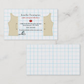 おもしろいの縫うことおよび変化の名刺のテンプレート 名刺 (正面/裏面)