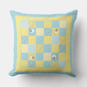 おもしろいの羊フェイク、パッチワーク、枕またはクッション クッション (正面)