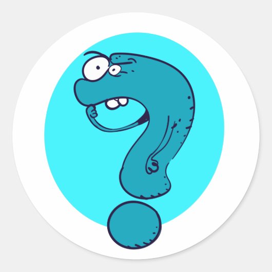 おもしろいの考える漫画 ラウンドシール (正面)