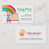 おもしろいの育児の名刺 名刺 (正面/裏面)