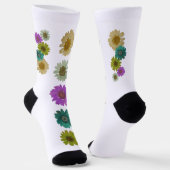 おもしろいの花の靴下 ソックス (傾斜あり)