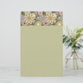 おもしろいの花柄の文房具 便箋 (スタンド正面)