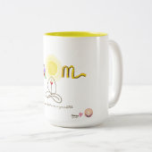 おもしろいの落書きのマグ ツートーンマグカップ (正面右)