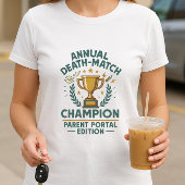 おもしろいの親シャツ、親ポータル版スクール Tシャツ