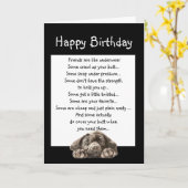 おもしろいの誕生日をカバーする友お尻 カード (黄色い花)