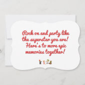 おもしろいの誕生日最高のカードのフードプおもしろいン (裏面)