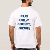 おもしろいの警察1 Tシャツ (裏面)