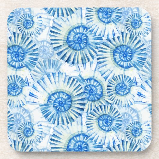 おもしろいの貝パターン コースター (正面)