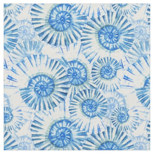 おもしろいの貝パターン ファブリック (クローズアップ)