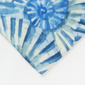 おもしろいの貝パターン フリースブランケット (角)