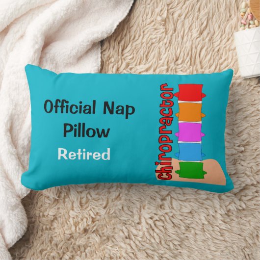 おもしろいの退職したなカイロプラクターの枕 ランバークッション (ブランケット)