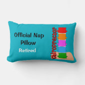 おもしろいの退職したなカイロプラクターの枕 ランバークッション (正面)