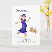 おもしろいの退職証明書 カード (黄色い花)