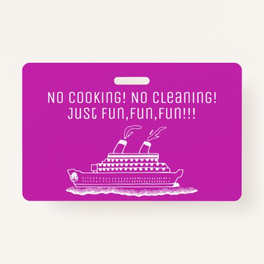 おもしろいの遊航船の小屋のStateroomの主ホールダー バッジ (正面)