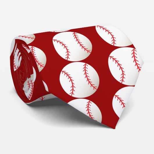 おもしろいの野球 ネクタイ (ロール)