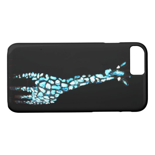 おもしろいの野生動物の抽象芸術のキリン Case-Mate iPhoneケース (裏面(横))