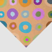 おもしろいの陽気なカラフルの切り離しオレンジのティスパー 薄葉紙 (詳細)