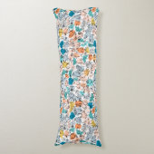 おもしろいの青い胸像 ボディピロー (正面縦)