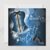 おもしろいの青のバチェロレッテ 招待状 (正面)