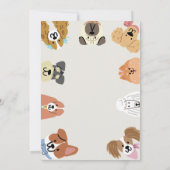 おもしろいの頭の誕生日 招待状 (裏面)