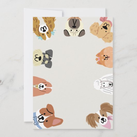 おもしろいの頭の誕生日 招待状 (裏面)