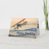 おもしろいの飛行機を別のヴィンテージ・モデルに対して実行 カード (正面)