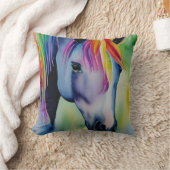 おもしろいの馬 クッション (ブランケット)