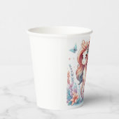 おもしろいの魔法のユニコーン赤ちゃんシャワー 紙コップ (右)