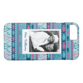 おもしろいの魚及びヨットパターン|あなたの写真及び名前 Case-Mate iPhoneケース (裏面(横))
