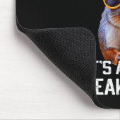 おもしろいの鳴き声のクリスマスリスのクリスマス マウスパッド (コーナー)