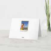 おもしろいの鶏のクリスマスの挨拶状! シーズンカード (裏面)