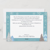 おもしろいの「ベビーの外に出たcovid」ウィンターカスタムイ写真 シーズンカード (裏面)