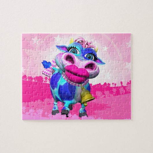 おもしろいのKissy Mooのパズル ジグソーパズル (横)