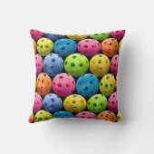 おもしろいのPickleballの枕 クッション (裏面)