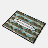 おもしろいのWalleyeのパイクの魚パターン ドアマット (アングル)