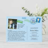 おもしろいはがき誕生日パーティーの招待 招待状 (スタンド正面)