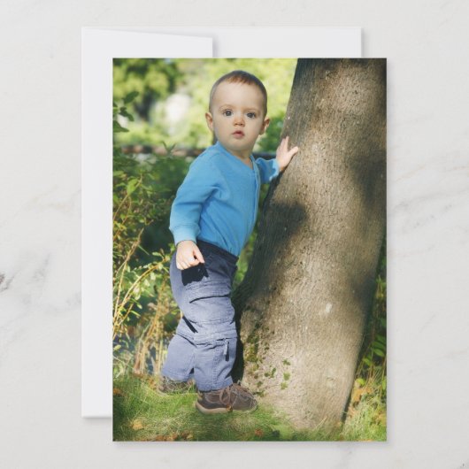 おもしろいはがき誕生日パーティーの招待 招待状 (裏面)