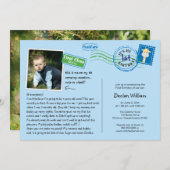 おもしろいはがき誕生日パーティーの招待 招待状 (正面/裏面)