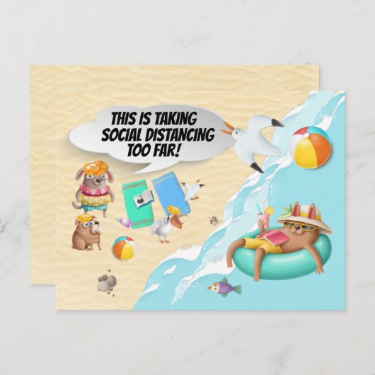 おもしろいはがき ポストカード (正面/裏面)