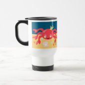 おもしろいはたったの不機嫌なカニの漫画 トラベルマグ (左)