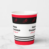 おもしろいはっきりしたとインスパイアの装飾 紙コップ (左)