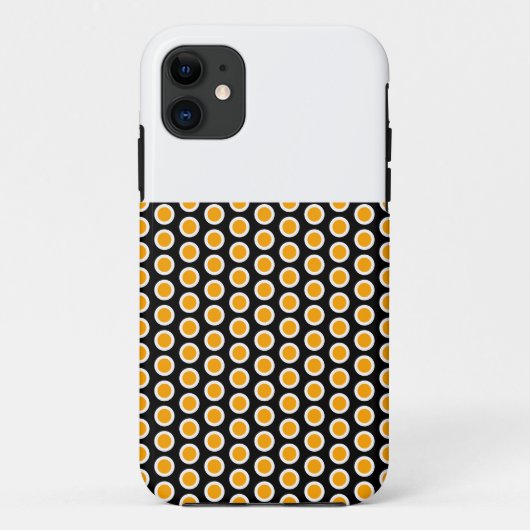 おもしろいはっきりしたイエロータイルの幾何学模様 Case-Mate iPhoneケース (裏面)