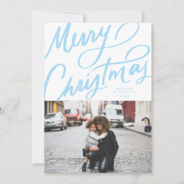 おもしろいはっきりしたハンドレターメリークリスマス シーズンカード