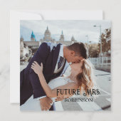 おもしろいはっきりしたモダンカラフルブライダルシャワー 招待状 (裏面)