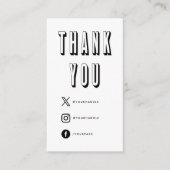 おもしろいはっきりした感謝していSNSエンクロージャカード エンクロージャーカード (正面)