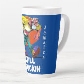 おもしろいはまだトラック カフェラテマグ (右アングル)