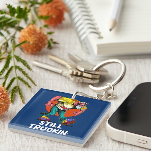 おもしろいはまだトラック キーホルダー (正面右)