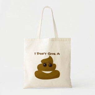 おもしろいはウンチEmojiを与えません トートバッグ
